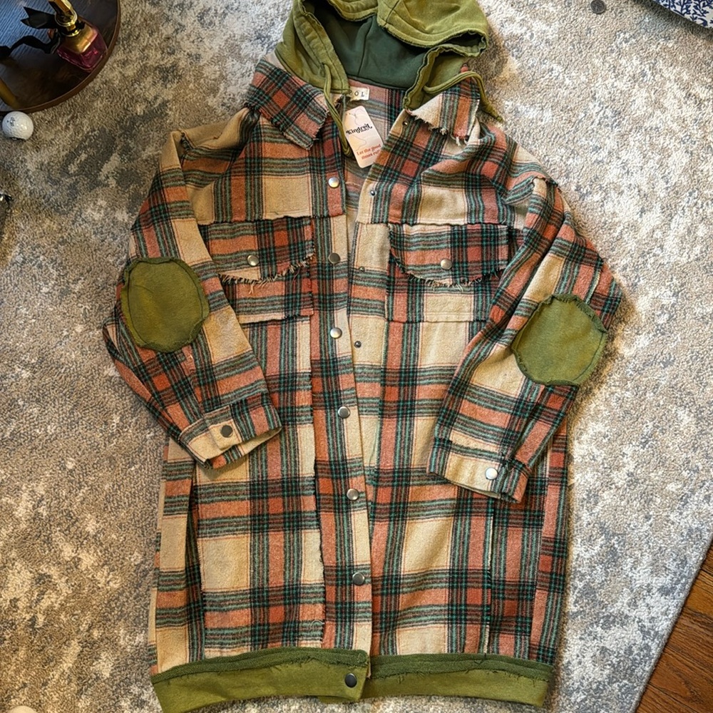 Oversized flannel